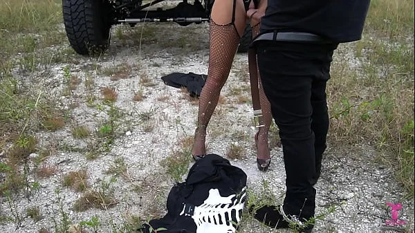 Thic Booty Latina Lets me fuck her outside in public and In my Truck, she loved cum on her pussy feat. Victoria June