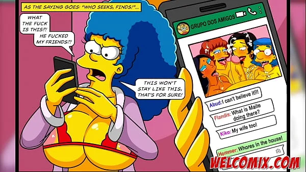 Margy's Revenge! Cheated on her husband with several men! The Simptoons Simpsons