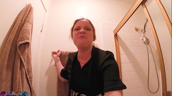 Stepmom fucks stepson in the bathroom after church