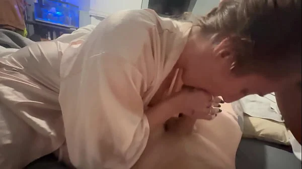 Stepmom Caught Son Jerking Off and Fucked him