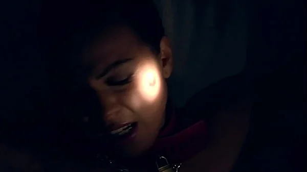 Sex slave training in the secret cellar. Part 1. Master's victim in the basement. She is a scared girl.