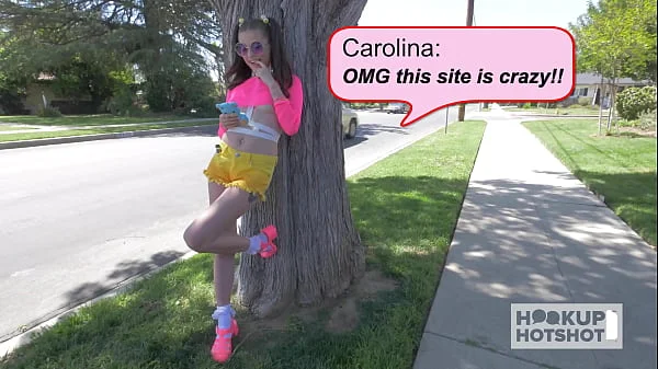 Face Jizzed Sweetie Carolina Sweets Loves Big Sweets Fucks Her Tough!