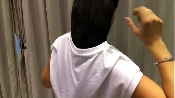 Public blowjob. I sucked a stranger dick into the changing room of a mall clothes shop