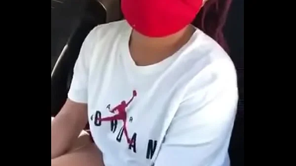 Mzansi girl masturbates in a car