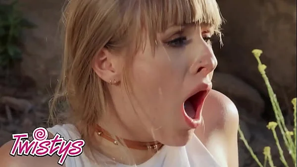 (Tommy King) Spills Water All Over Her Big Tits Lures Her Gf (Angel Youngs) For Some Outdoor Lesbian Fun - Twistys