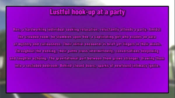 Lustful hook-up at a party | Roblox RP