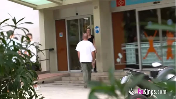 Dude introduces us to her sexy Italian student friend and fucks her for us