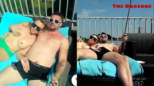 I made my husbands best friend cum on my big tits  - TheDarsons