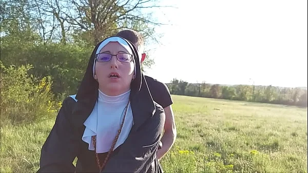 This nun gets her ass filled with cum before she goes to church !!