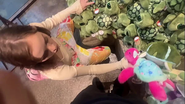 Aquarium Trip with Aliya Brynn Turns Into Aggreive Ass Eating and Milking