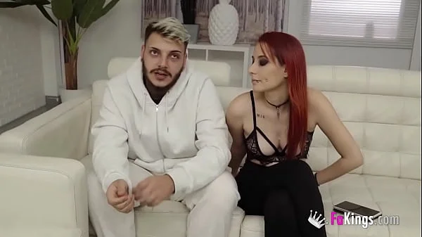 Banging a girl in front of her boyfriend. He doesn't like it!