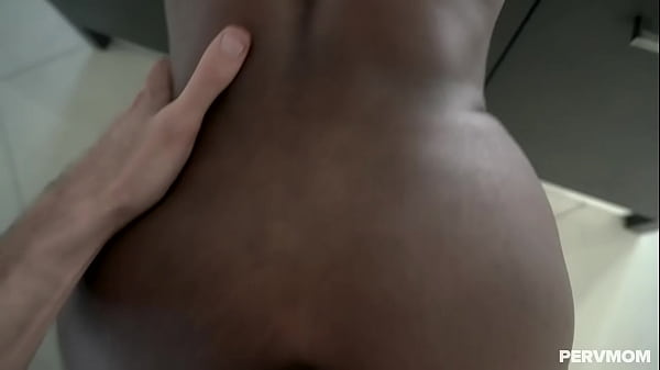 Ebony stepmom sucks & fucks stepson to make him feel better