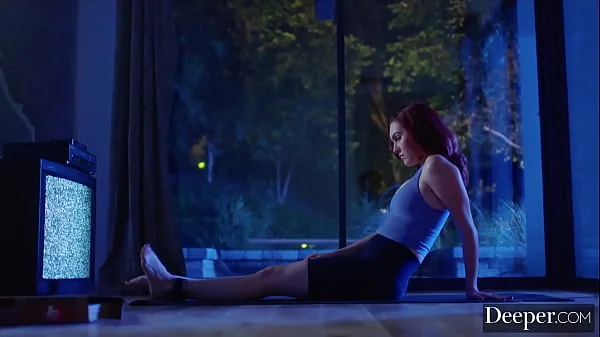 Deeper. Bad girl Freya begs to be handcuffed