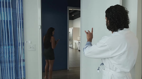 ROOM SERVICE 2: Hot Latina hotel manager gets fucked hard by an old client