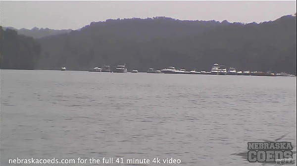 boating with some really hot college girls nude outdoors