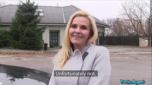 Public Agent Blonde MILF with Big Boobs Fucks a Stranger for Cash